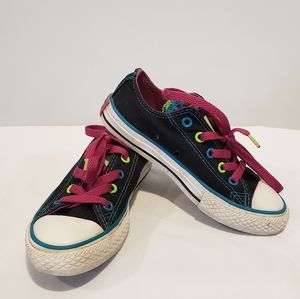 Converse All Star size 12 kids multi color